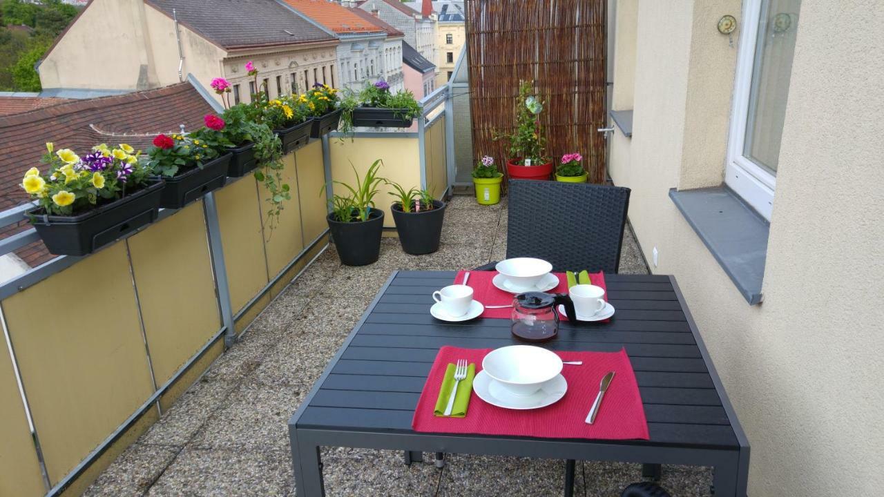 Apartment Visit Vienna Roof Terrace Morning Sun Luaran gambar